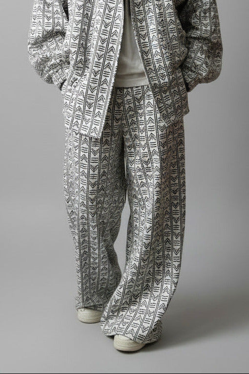 Oversized Pilot Tribal Print Pant