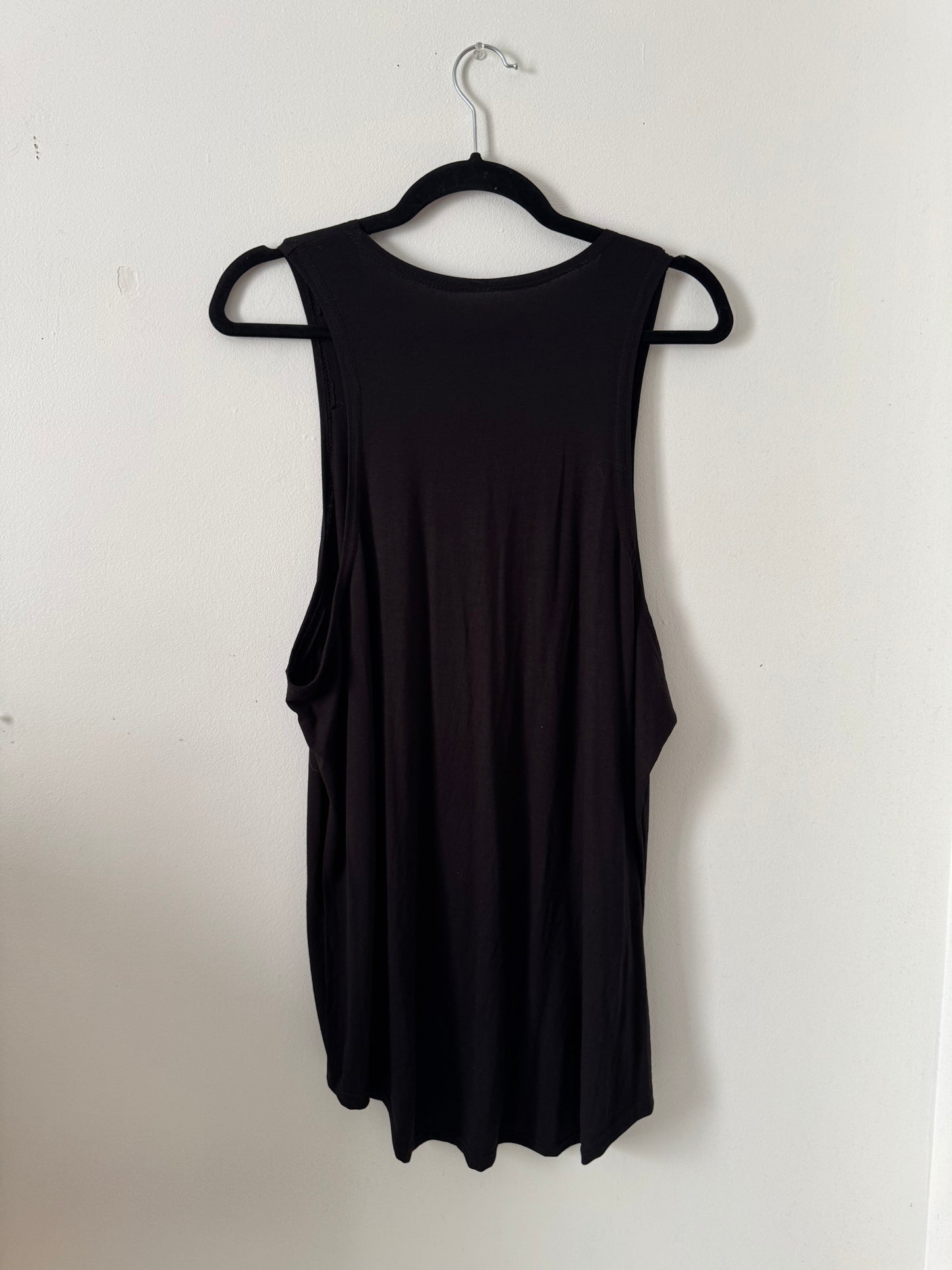 The So Comfortable Tank - Rayon Jersey Tank - Black