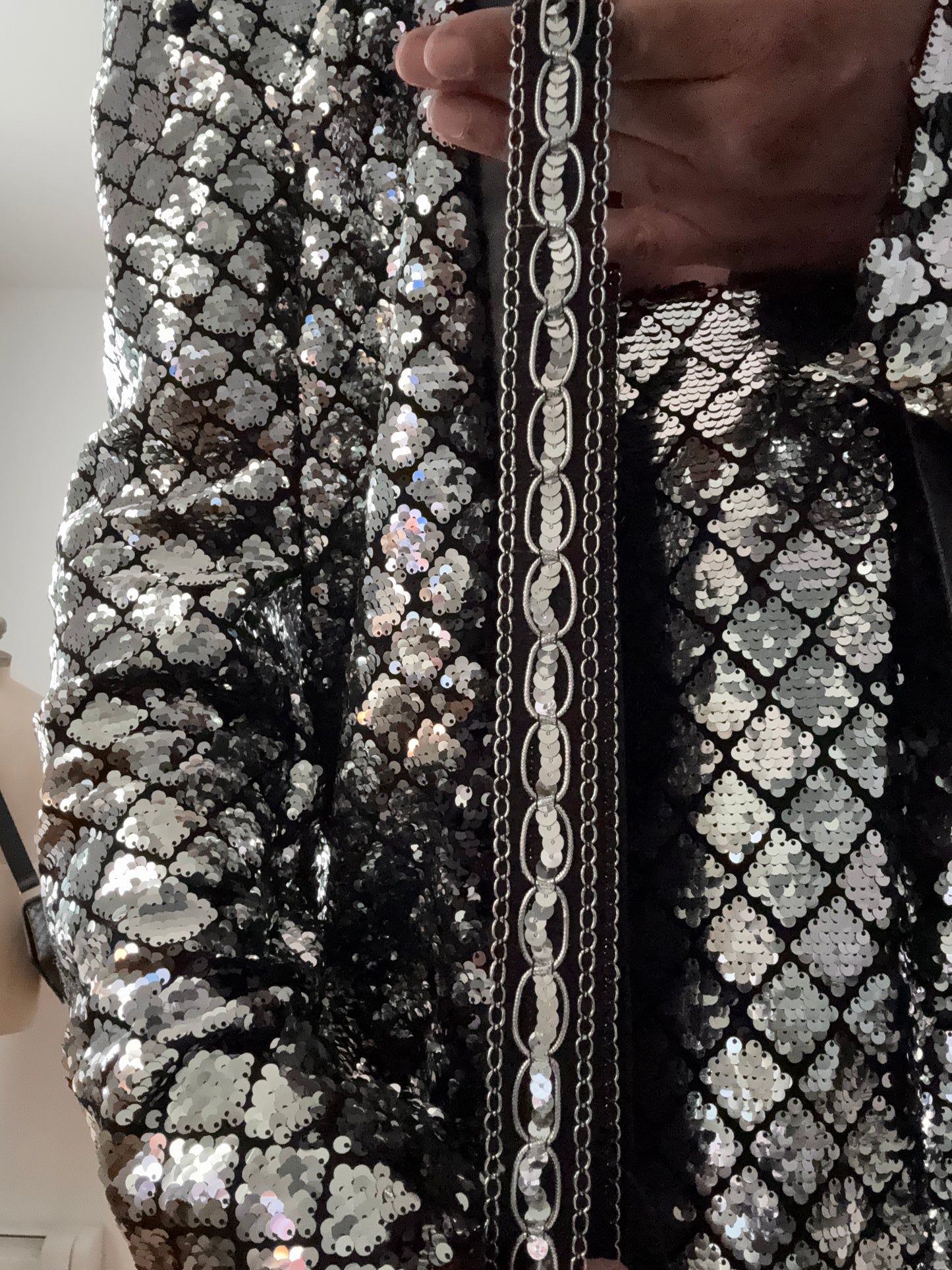 Disco Ball Silver Sequin Suit