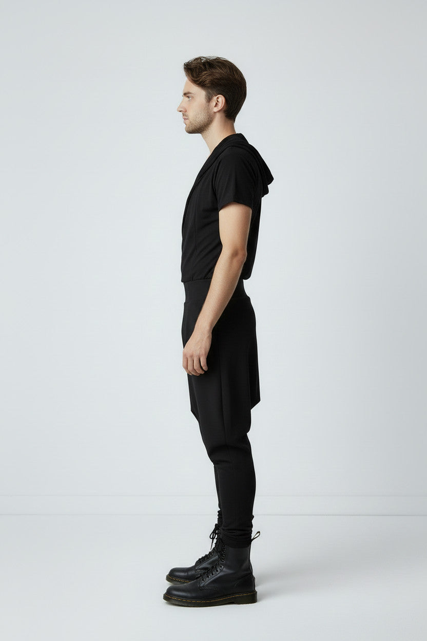 Black Jersey Jumpsuit
