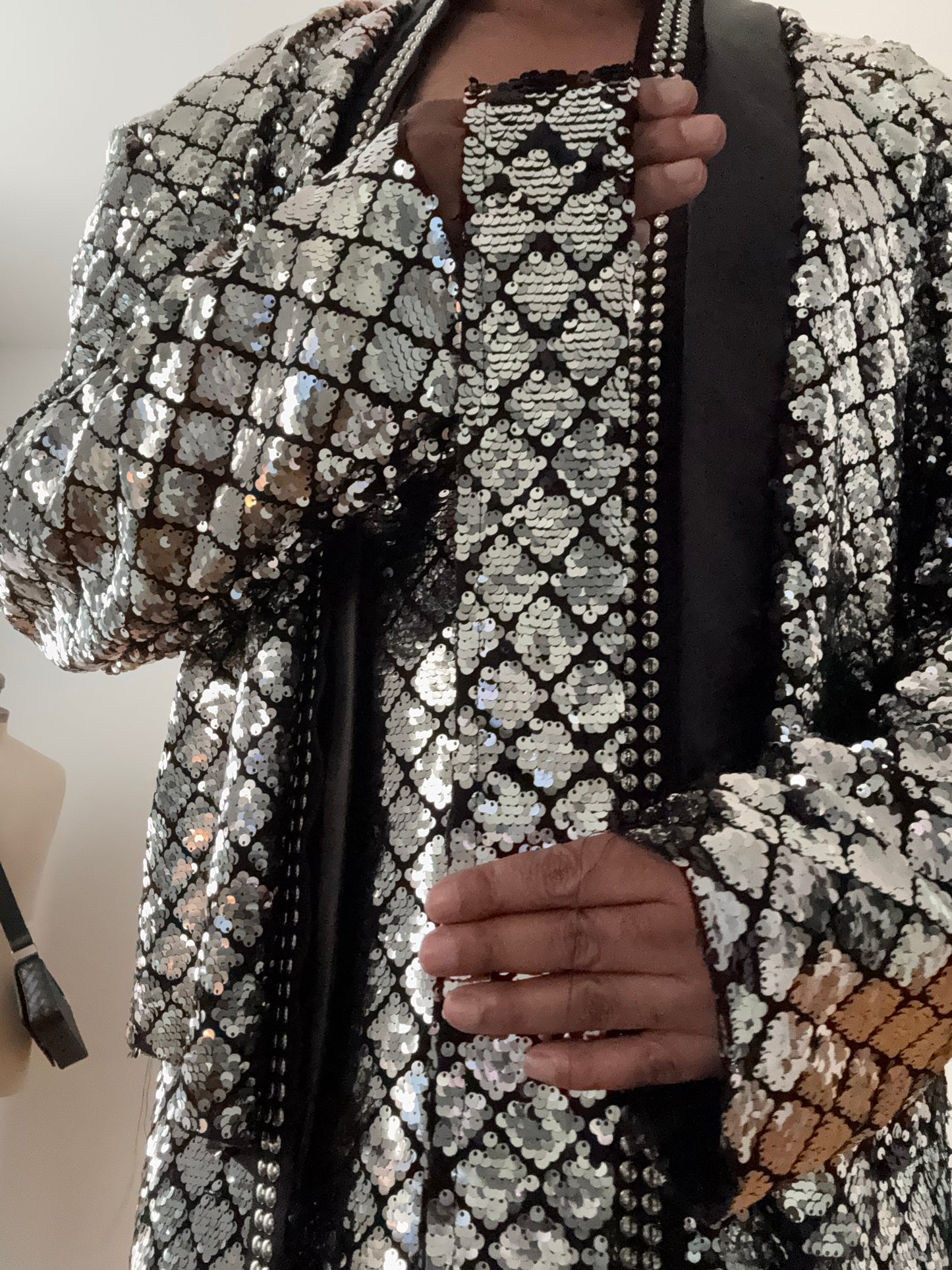 Disco Ball Silver Sequin Suit