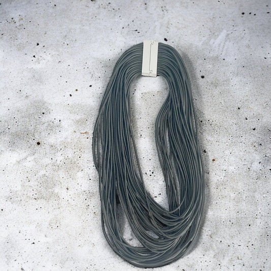 Leather Cord Layered Tribal Necklace