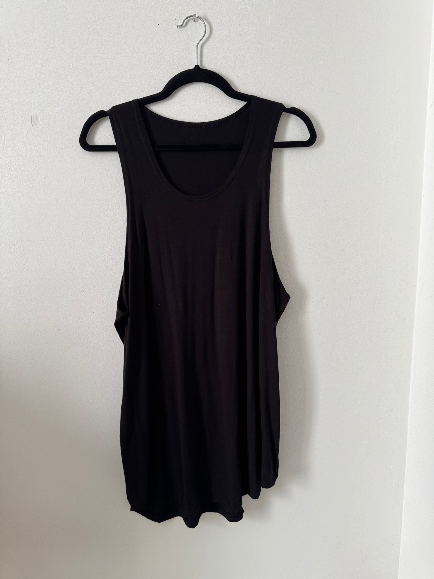 The So Comfortable Tank - Rayon Jersey Tank -  Black